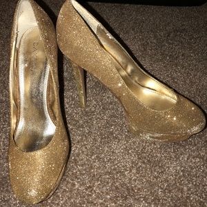 Bakers Nikka glitter heels